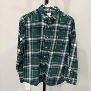 J Crew Crewcuts button-up flannel shirt, size 14